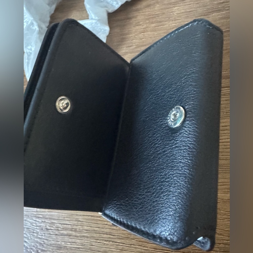 BALENCIAGA-AUTHENTIC (NWT) Hello Kitty Black Leather Mini Wallet on a Chain - Picture 15 of 17